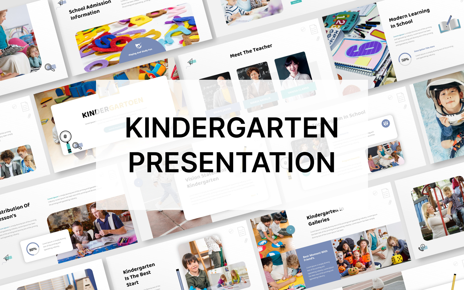 Kindergarten Google Slides Presentation Template