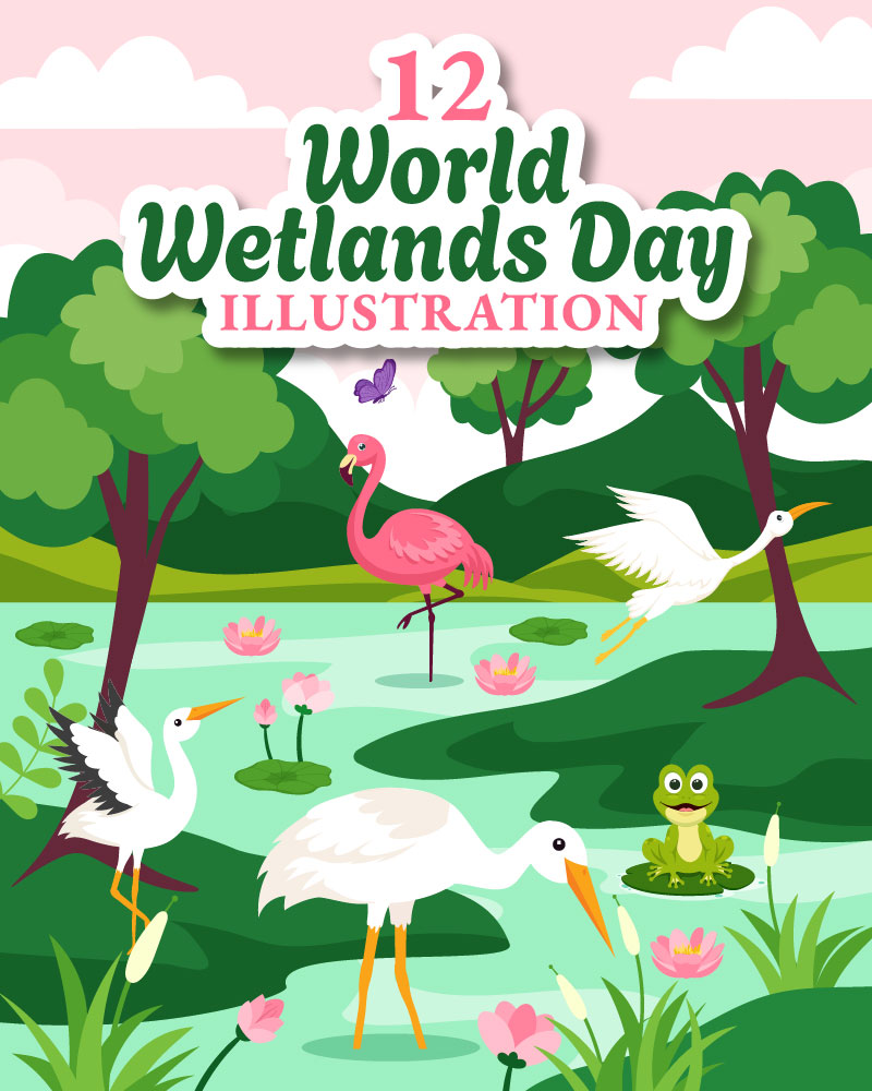 12 World Wetlands Day Illustration