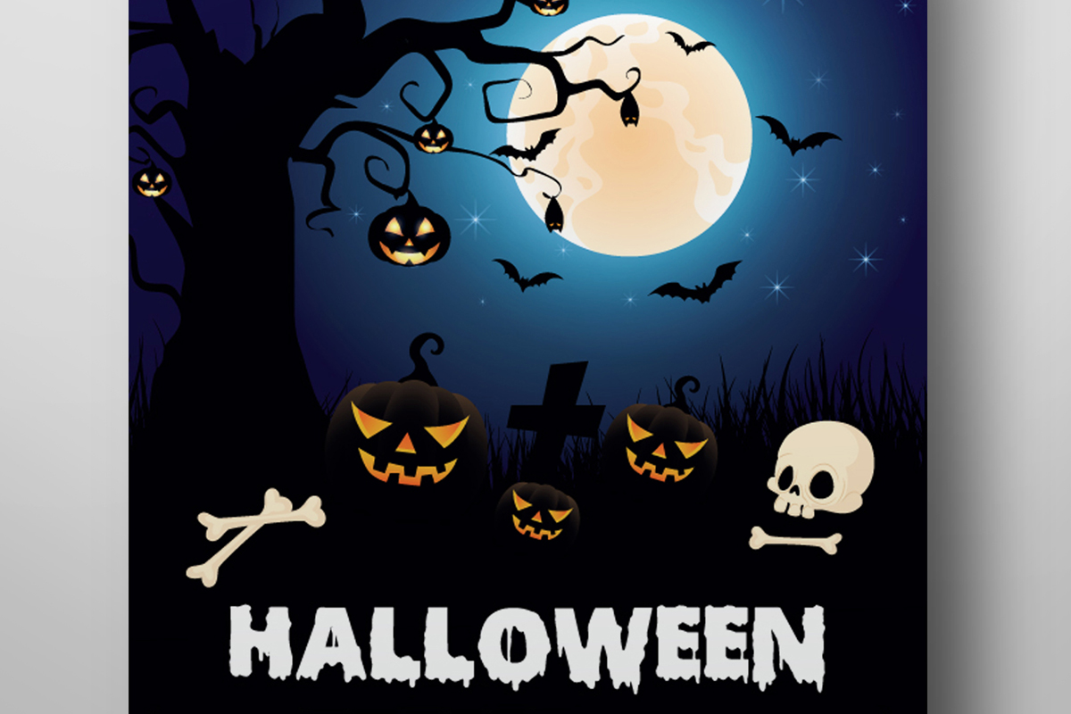 black Halloween Flyer / Poster