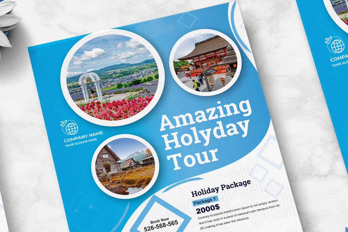 Holiday Travel Flyer & Poster Template