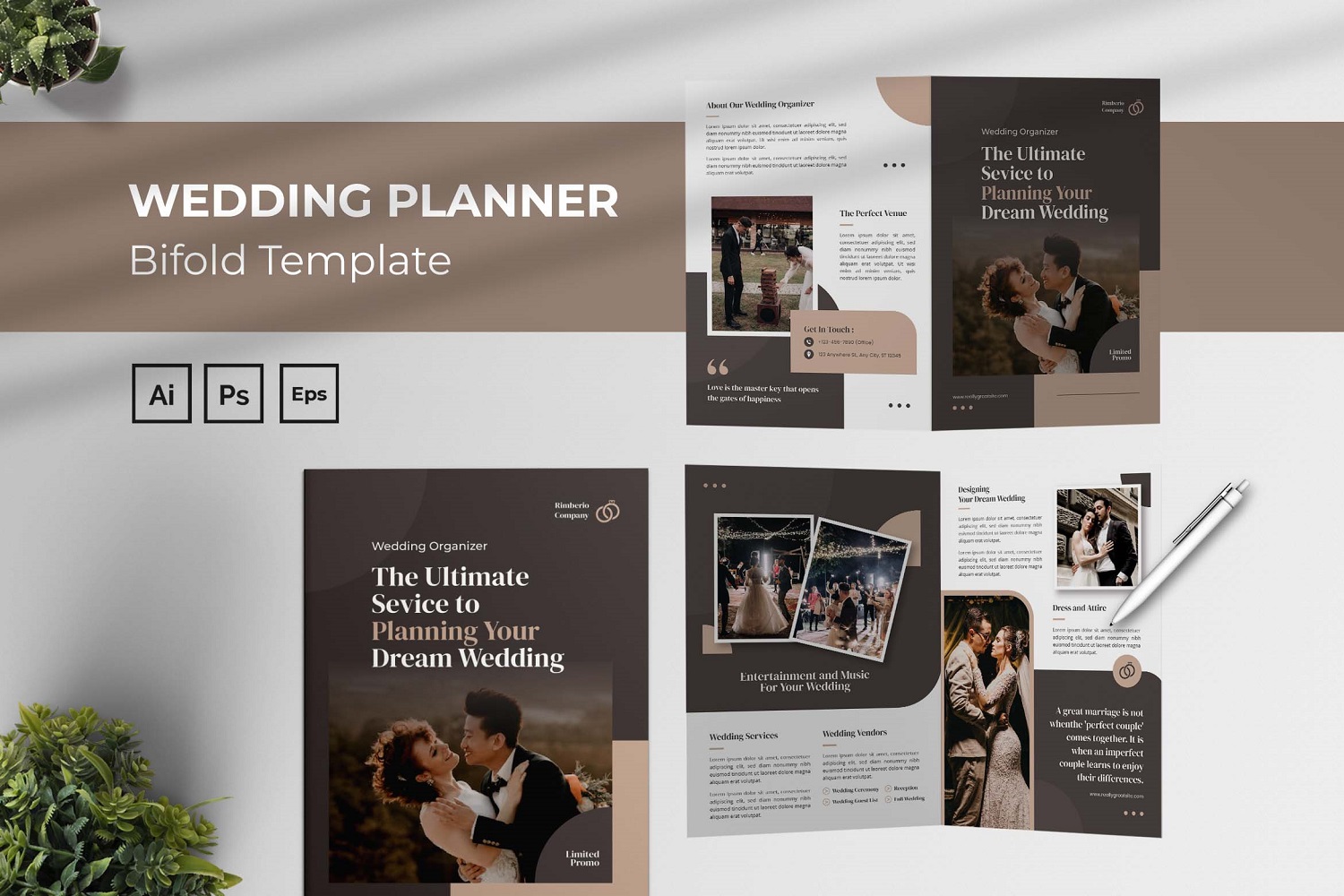 Wedding Planner Bifold Brochure