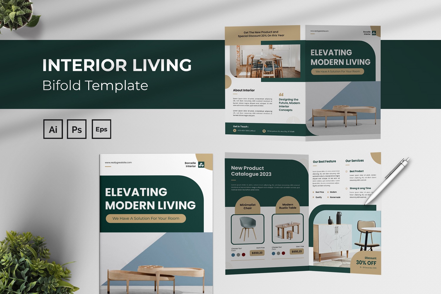 Interior Living Bifold Brochure