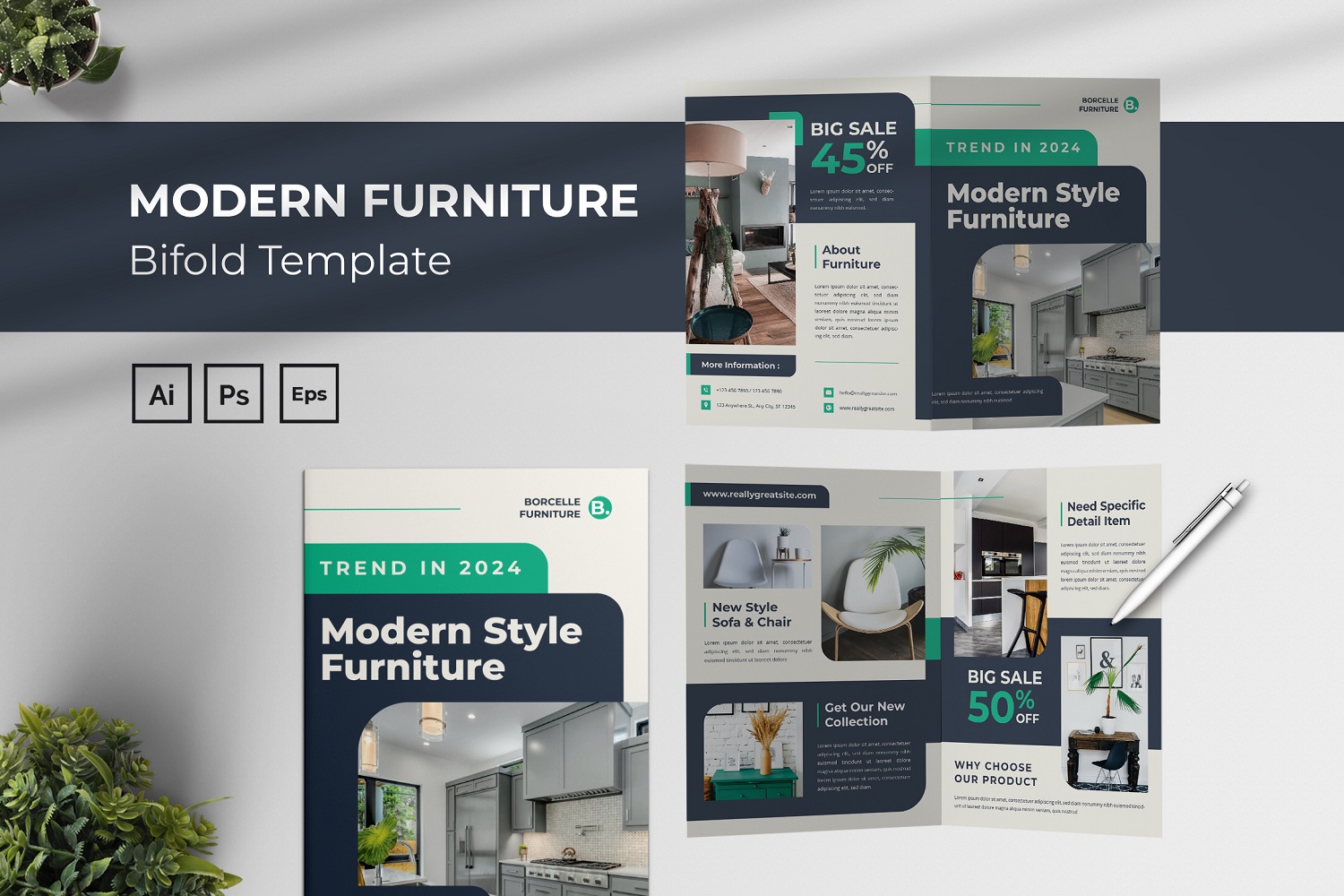 Modern Furniture Bifold Brochure