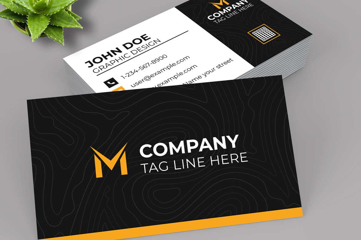 Abstract  Business Card Template Design