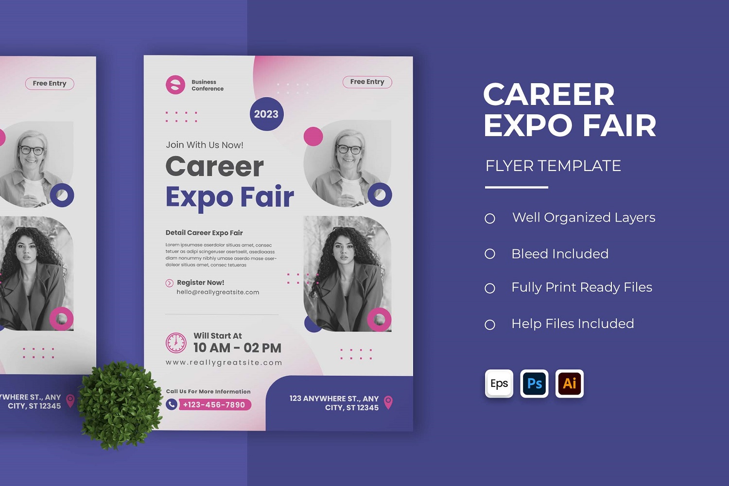 Career Expo Flyer Template