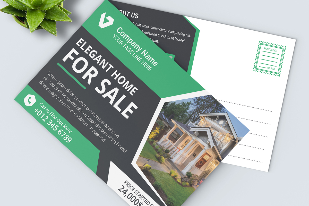 Business Post Card Template