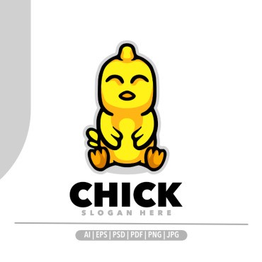 Chick Chibi Logo Templates 374263