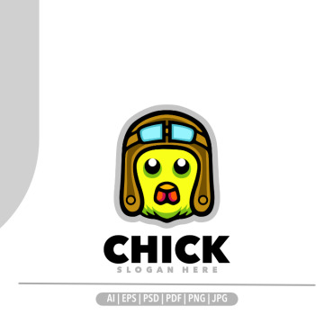 Chicken Pilot Logo Templates 374264