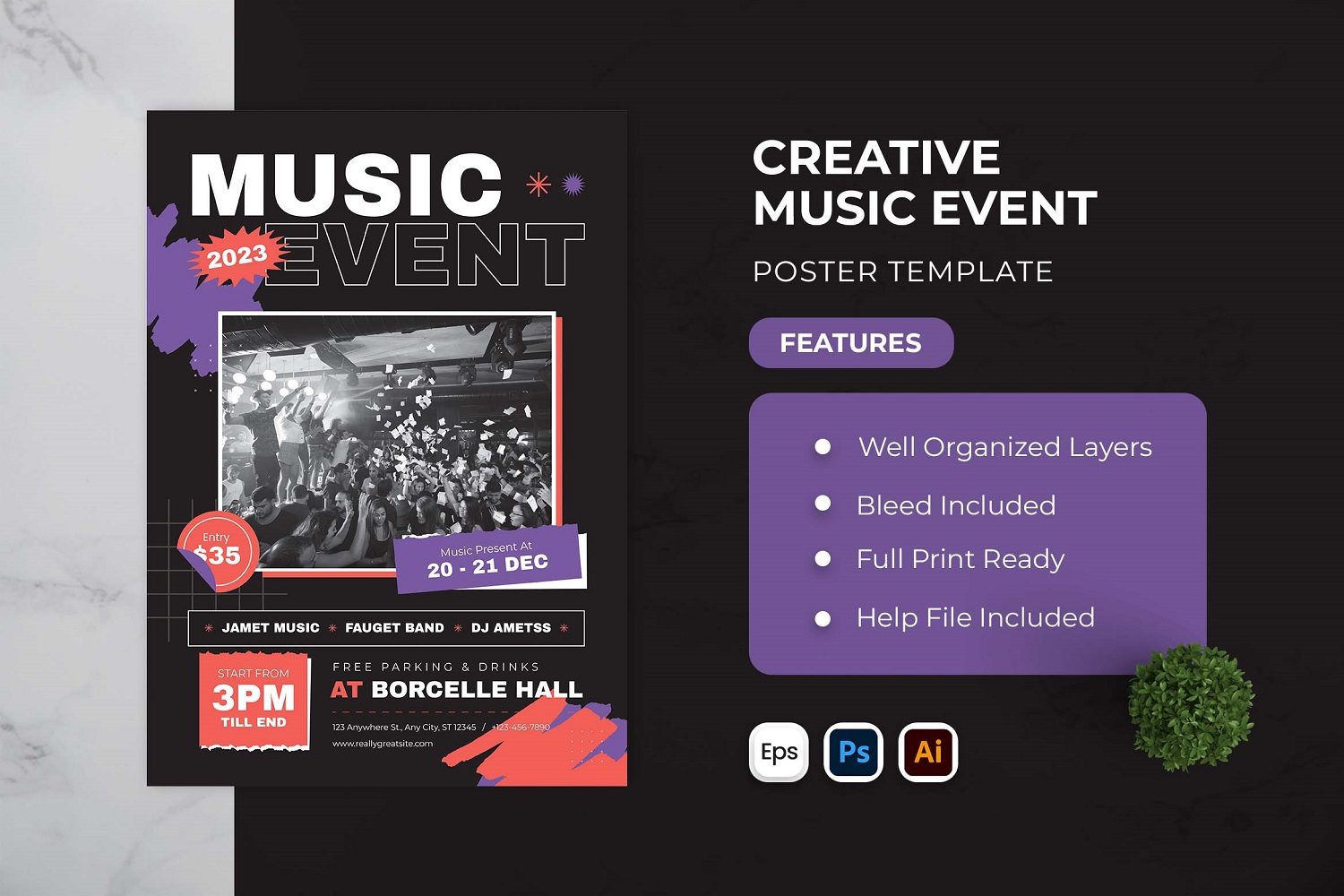 Creative Music Event Poster