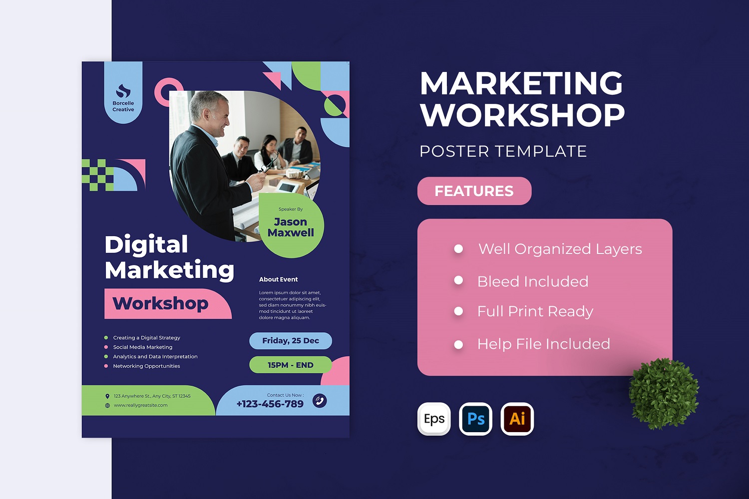 Digital Marketing Workshop Poster