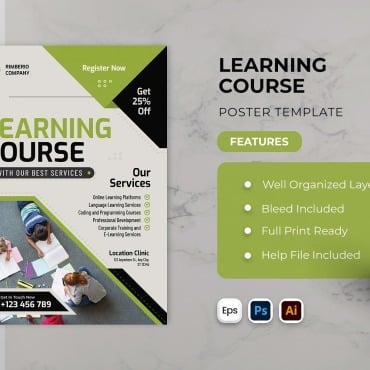 Template Poster Corporate Identity 374275