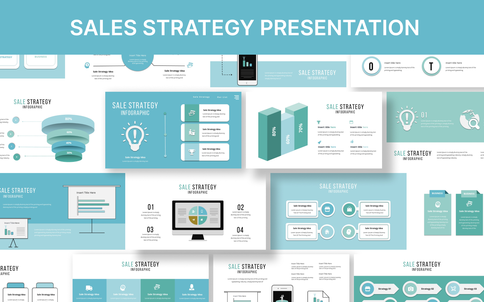 Sales Strategy Infographic Google Slides Template