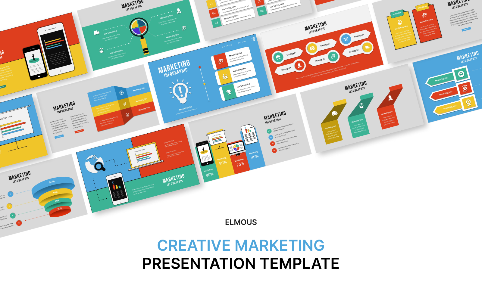 Creative Marketing Infographic Keynote Template