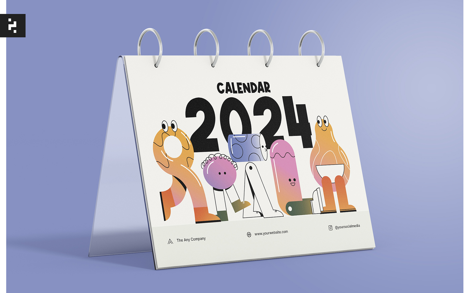 Creative 2024 Desk Calendar
