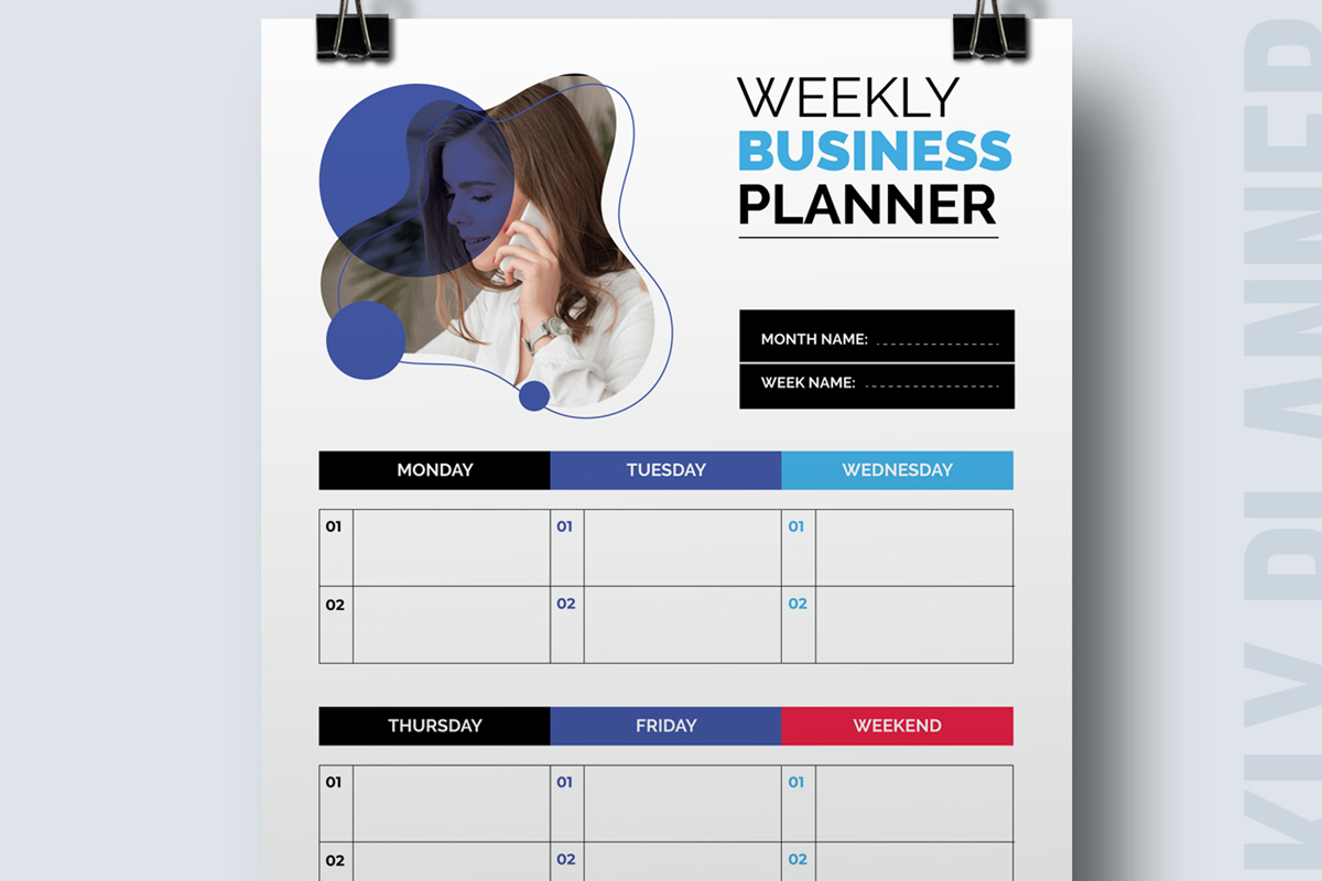 Weekly Planner 2024 Layout