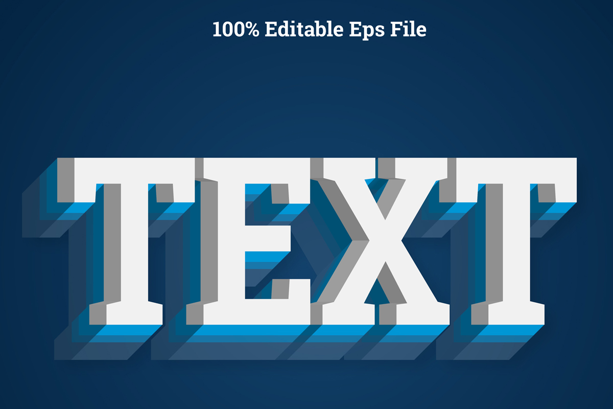 Shadow Text Effect template