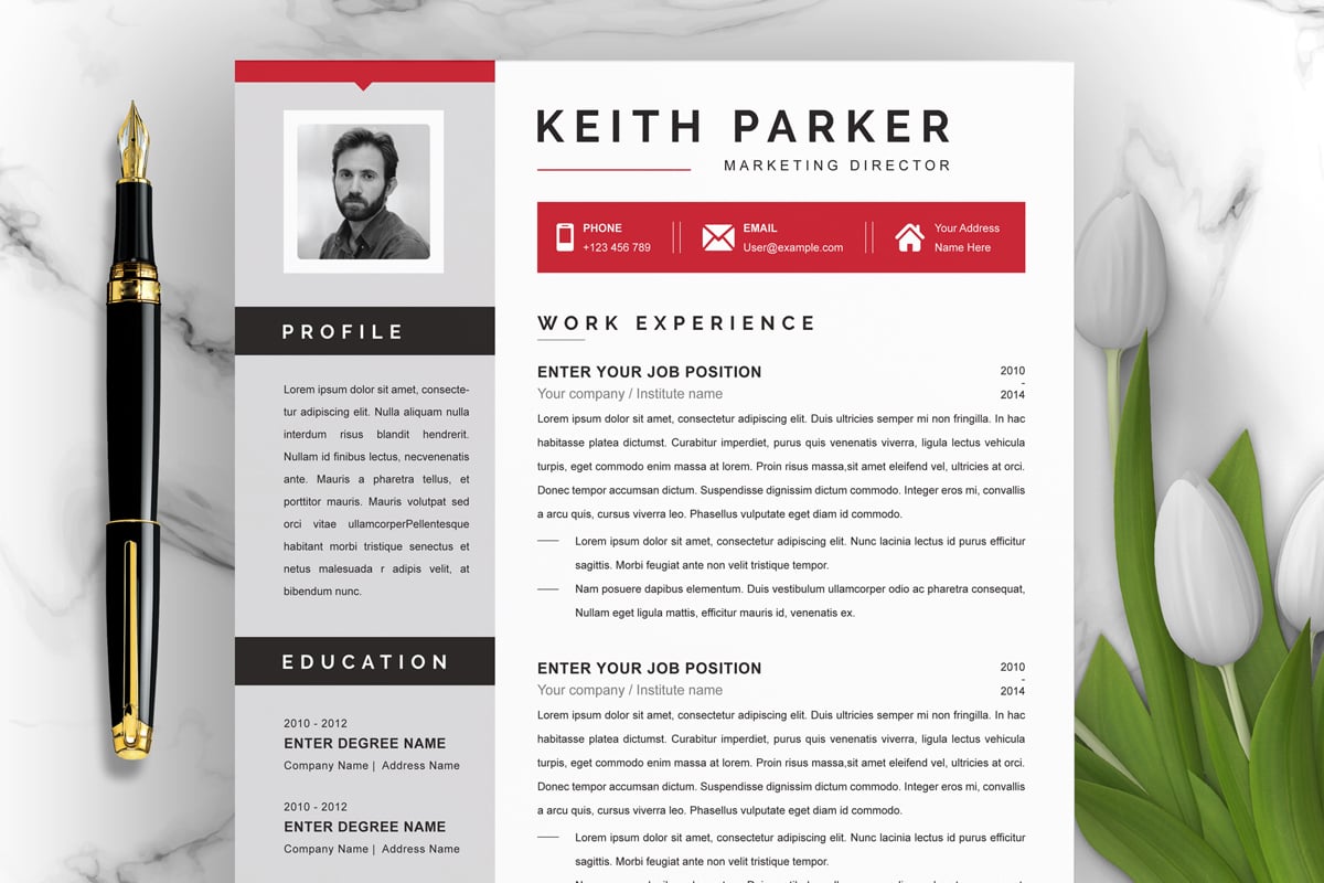 Clean Resume Booklet | New Resume CV Design 2024 | Top Rated Resume Layout