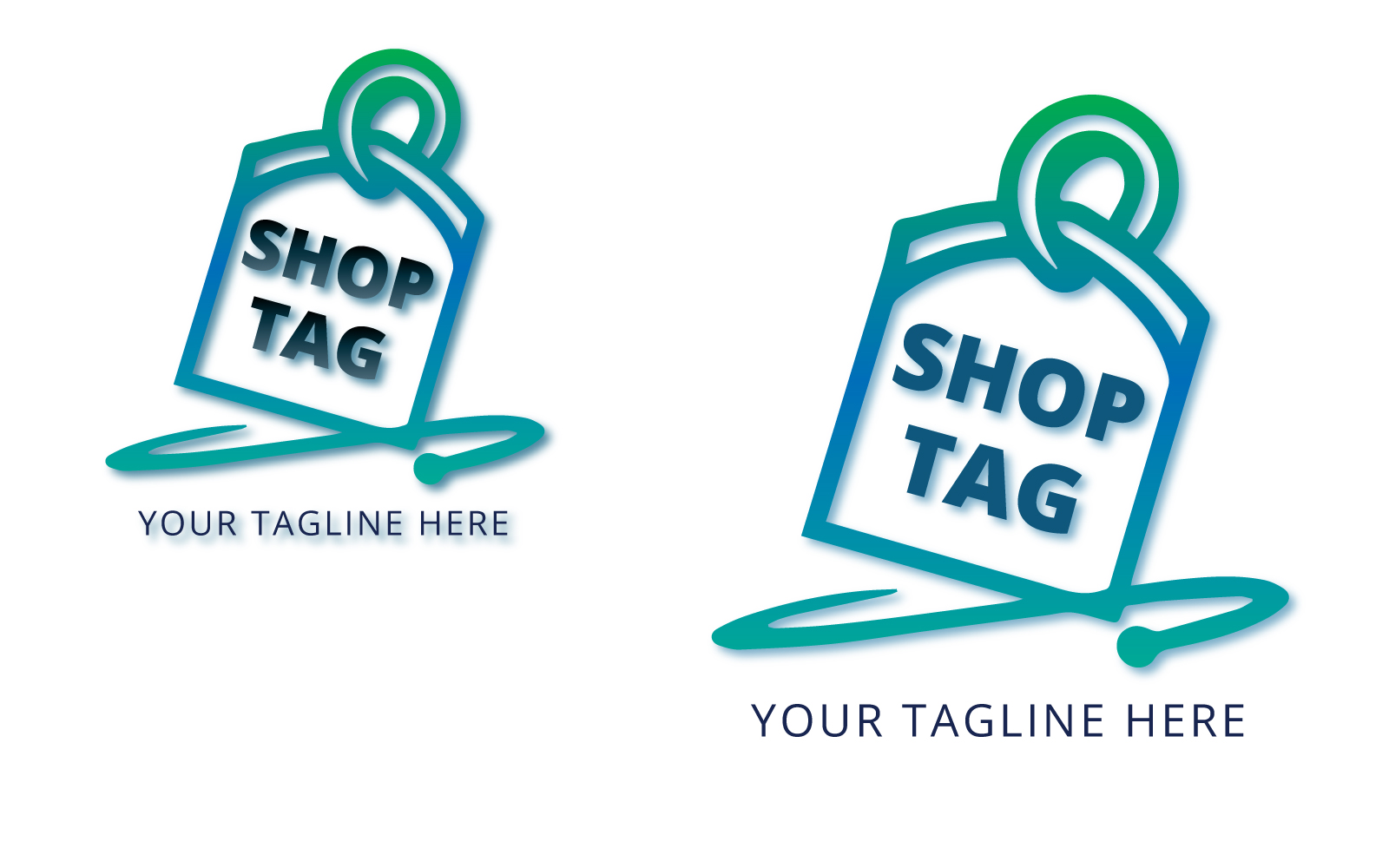 Shopping Tag Logo Template
