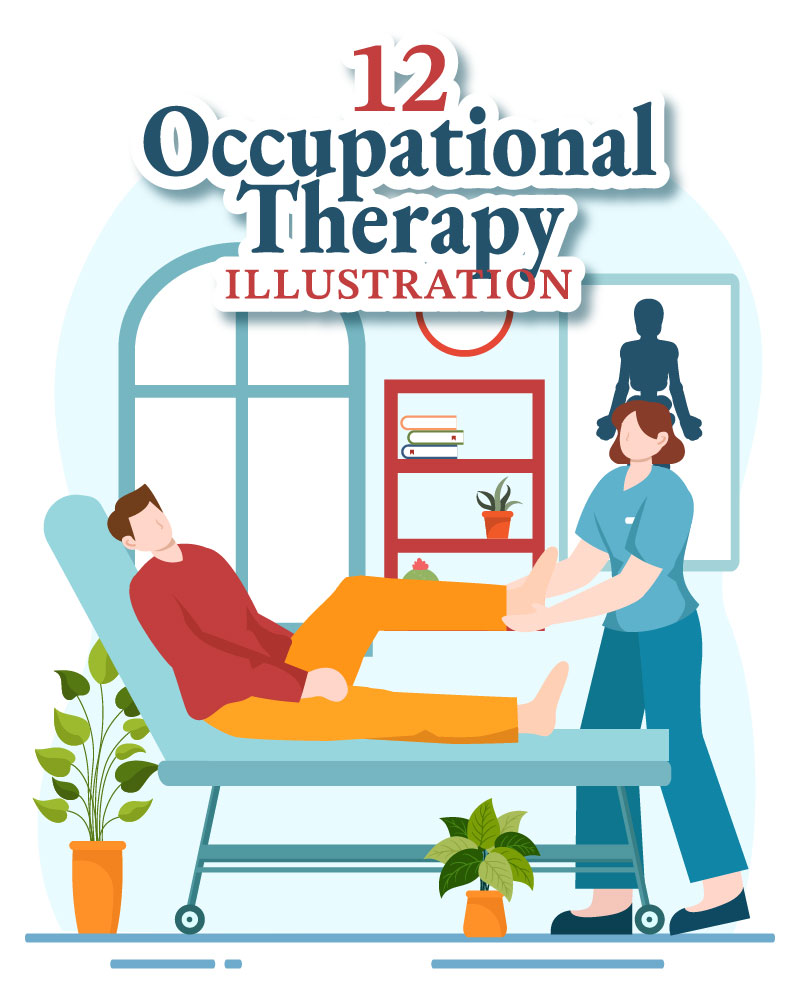 12 Occupational Therapy Illustration