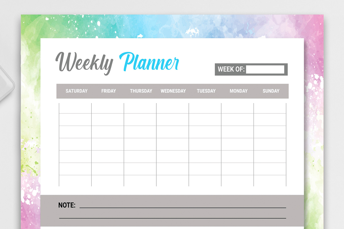 Daily & Weekly Planners Template