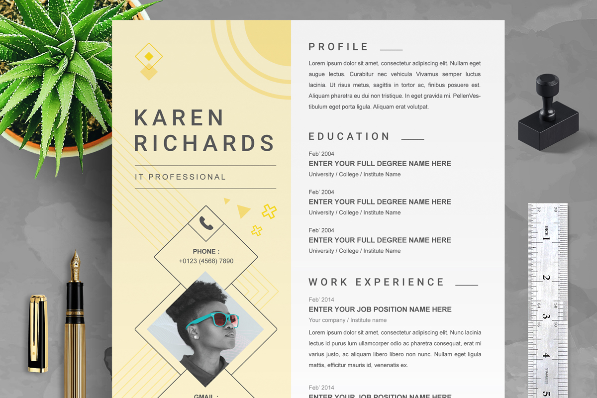 Business Manager Resume / CV Template