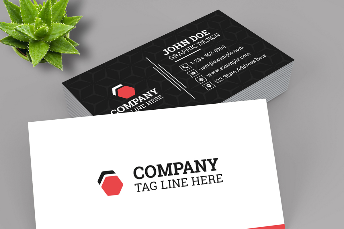 Simple Professional Business Card Design Template