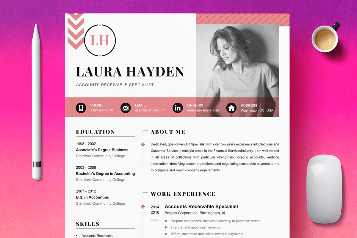 Resume Template | Modern & Creative Professional Resume Template for Word