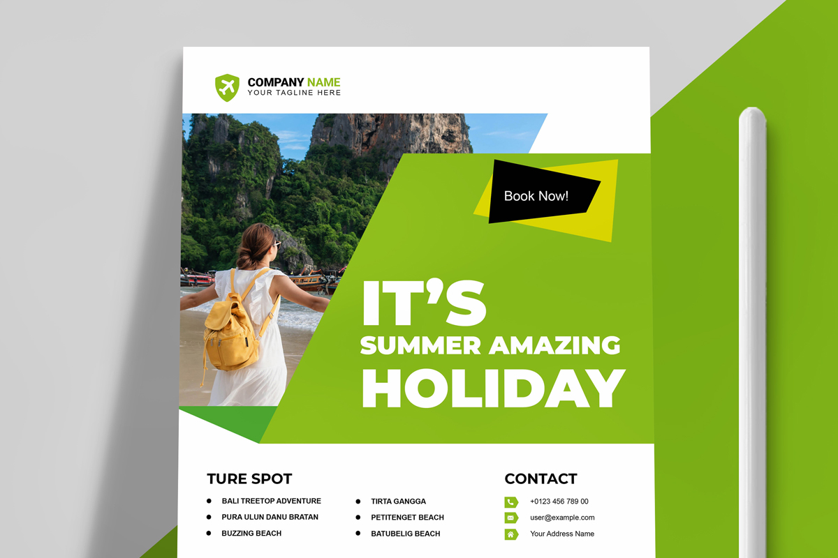 Travel And Tour Flyer Design Templates Layout