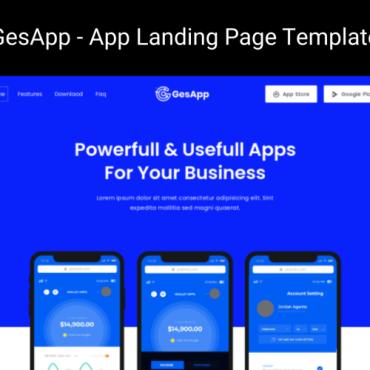 Business Company Landing Page Templates 374732
