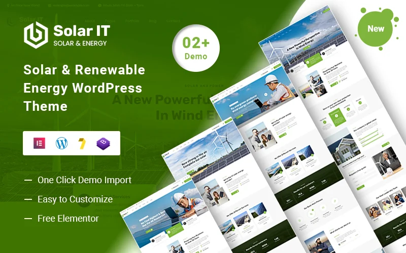Solar-IT – Solar & Renewable Energy WordPress Theme