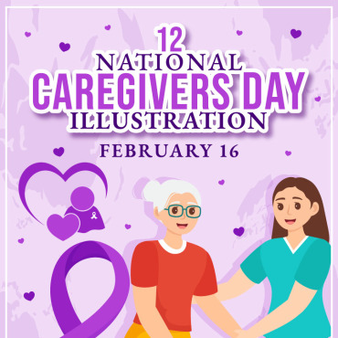 National Caregivers Illustrations Templates 374749