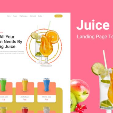 Citrus Diet Landing Page Templates 374798
