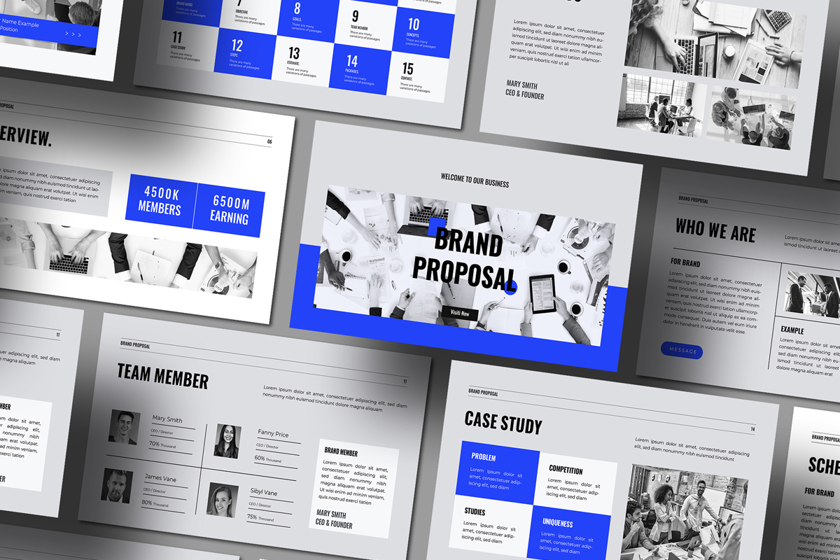 Business Brand Proposal Presentation Template