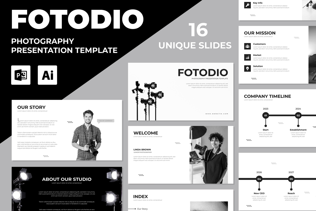 Photography Minimal Presentation Template