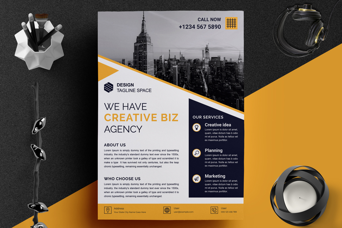 Modern Digital Marketing Agency Flyer