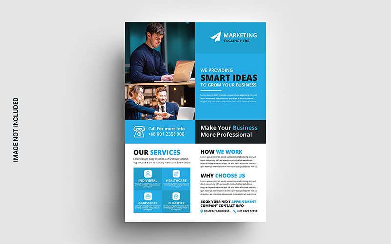 Corporate business flyer's design