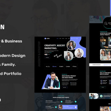 Agency Business PSD Templates 374849