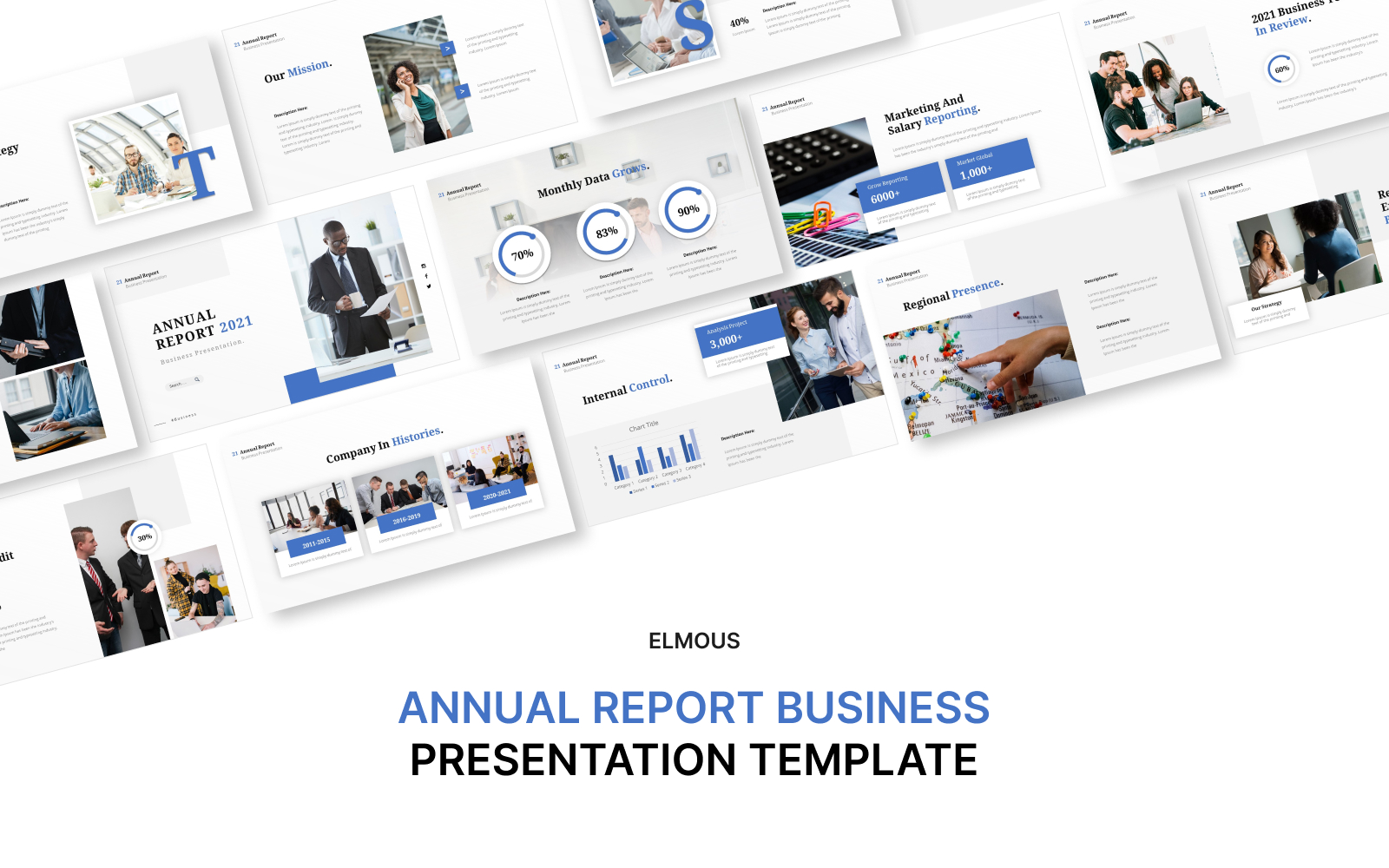 Annual Report - Business Keynote Presentation Template