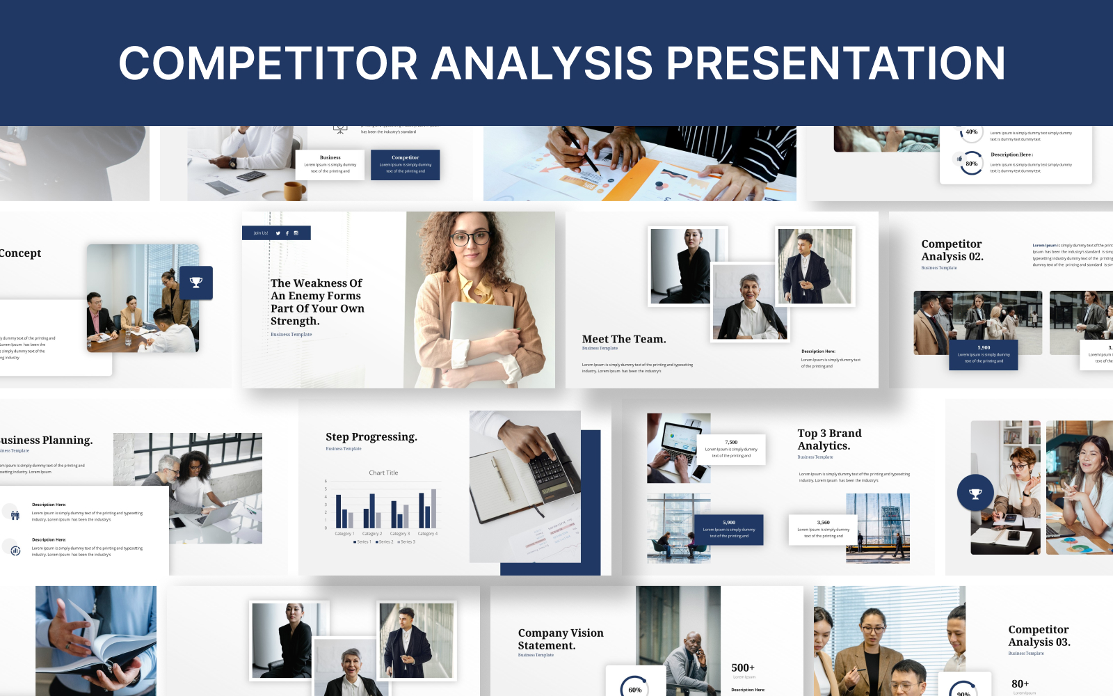 Competitor Analysis Google Slides Presentation Template