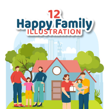 Family Family Illustrations Templates 374895