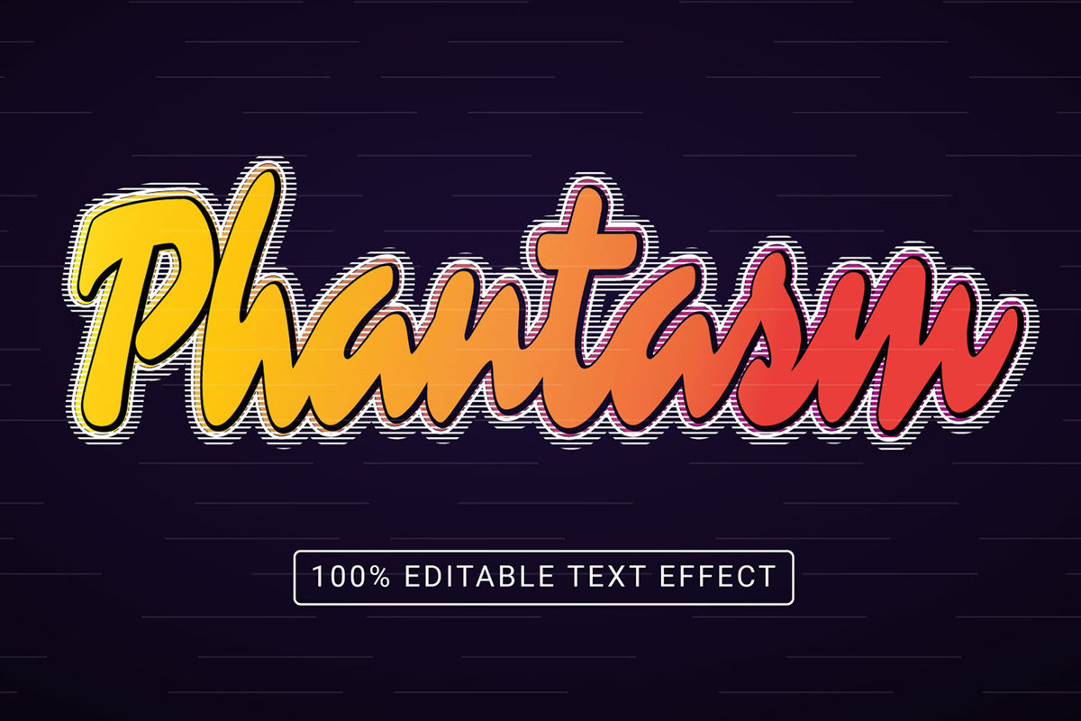 Text Effects Layout Template