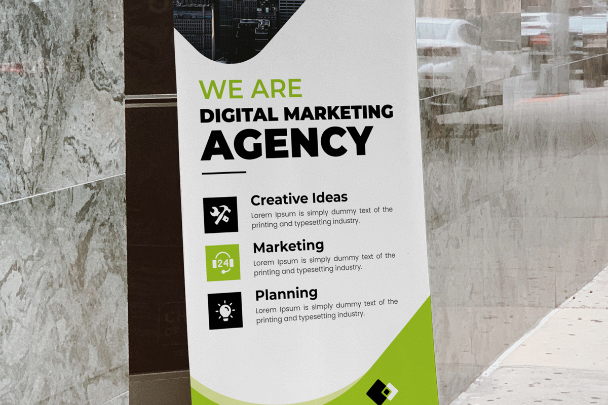 Creative Business Rollup Banner Template
