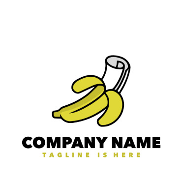 Vegetables Banana Logo Templates 374982
