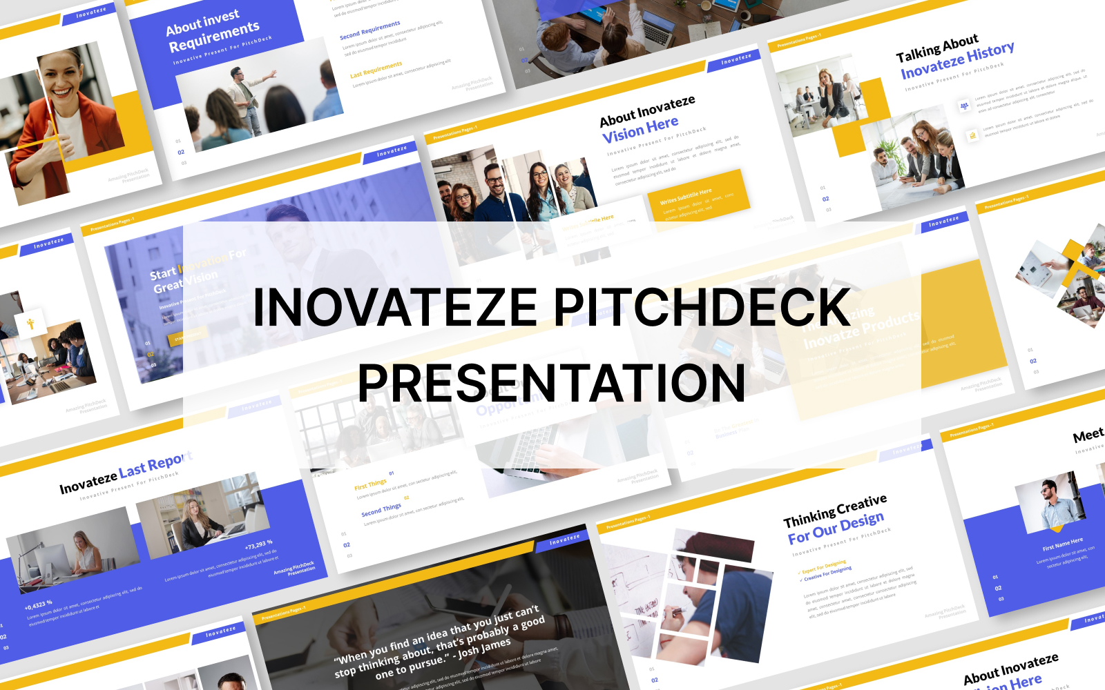 Inovateze Pitchdeck Google Slides Presentation Template