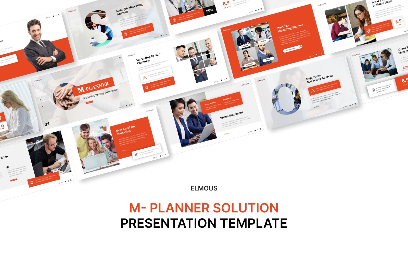 M-Planner Solution Keynote Presentation Template