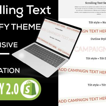 Scrolling Text Shopify Sections 375187