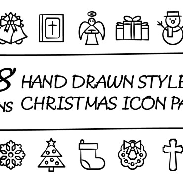 Merry Christmas Icon Sets 375251