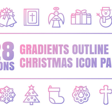 Merry Christmas Icon Sets 375253