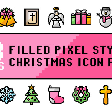 Merry Christmas Icon Sets 375255