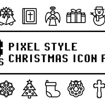 Merry Christmas Icon Sets 375256